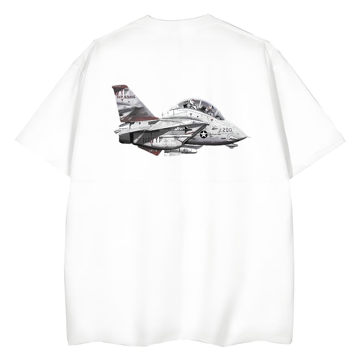 Fashion Casual T-Shirts 230g Pure Cotton O Neck Short Sleeves Hip Hop plane Couples T Shirts Free Shipping Custom Printing Top Tees