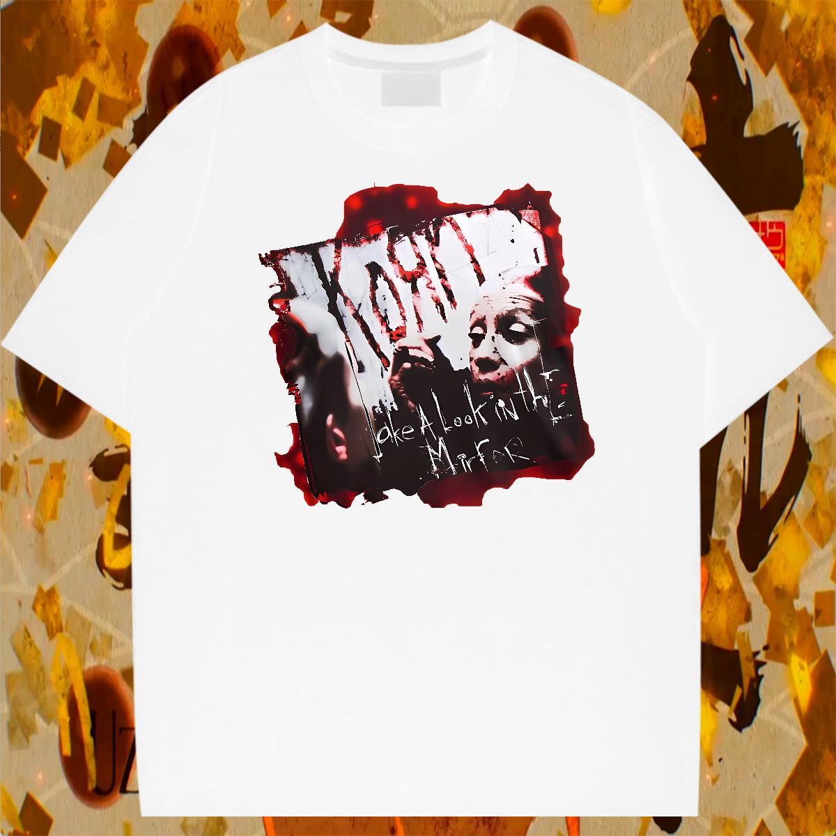 2024 DIY Anime Printing Street Tshirt for Man Woman scary O-Neck Short Sleeve 230g 100% Cotton T shirt Soft Oversized 4XL Tops