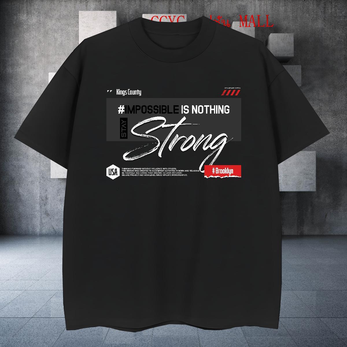 Soft Men Tshirts Sport 230g 100% Cotton Cartoon Printing L-4XL Breathable Short Sleeve strong Men T Shirts DIY Customized Top Tees