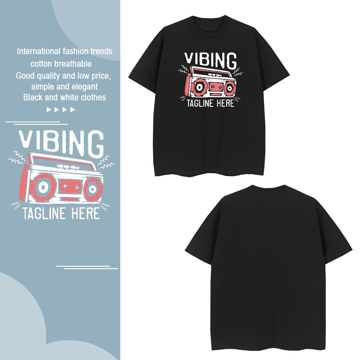 Cool letter T-Shirts for Men Street Men Tshirts 100% Cotton 230g Stylist Breathable Oversized 4XL Tops