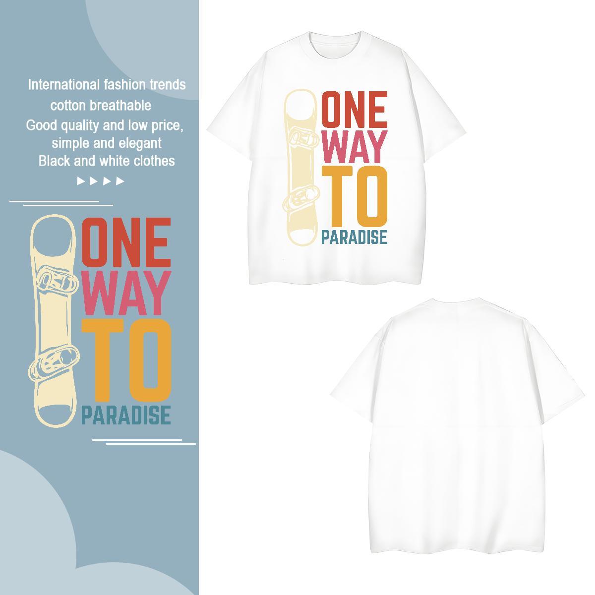 Soft monogram T-Shirts High Street Hip Hop Couples T Shirts 100% Cotton 230g Customized Round Neck Short Sleeve DIY Printed Top Tees