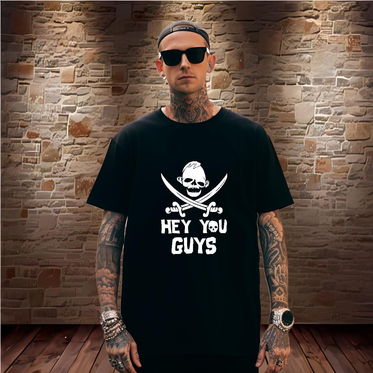 Unisex Man T Shirts 100% Cotton 230g skull Hip Hop Street Custom Print Oversized Breathable Men Tops Tees Classic Clothes