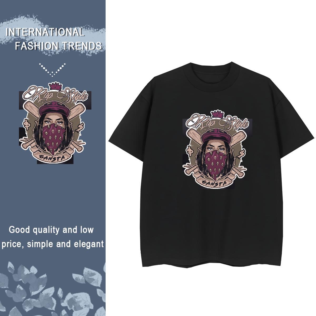 Custom T shirt Breathable 100% Cotton 230g Couples T Shirts Custom Print Oversized ET Casual Soft Clothes