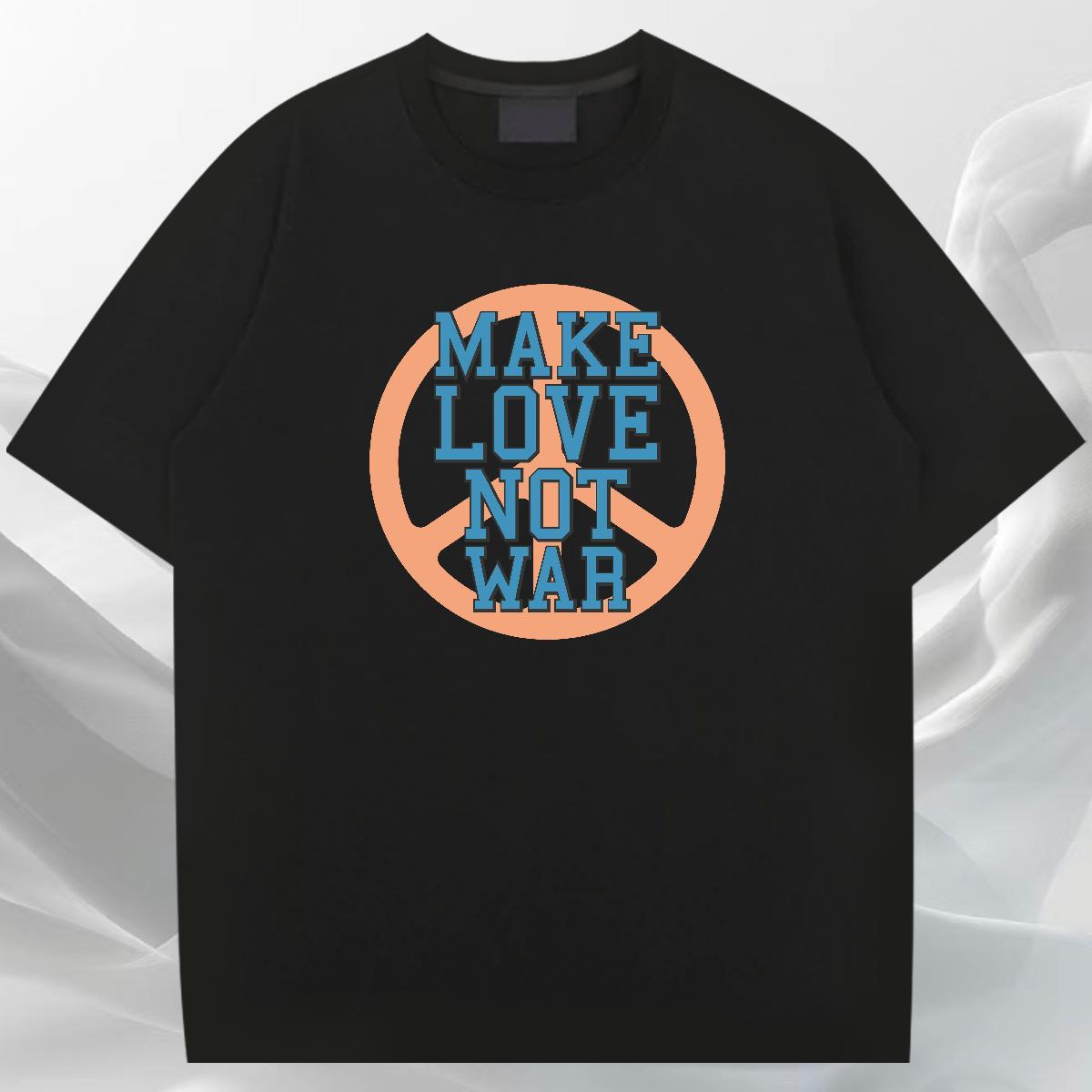 Loose Men Tops Tees Street Wear 230g Cotton Custom Print Plus Size Breathable Crew Neck letter T-Shirts for Men Fashion Design Clothes