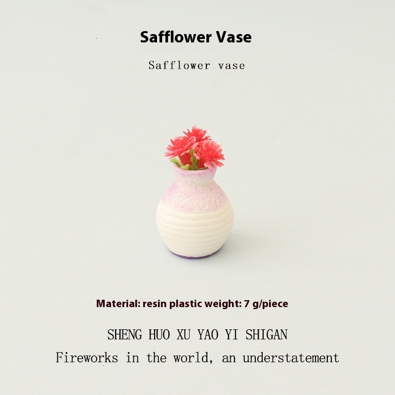 Dollhouse Miniature Vase Decoration Small Ornaments Creative Resin Crafts Micro Landscape Scene Shooting Model