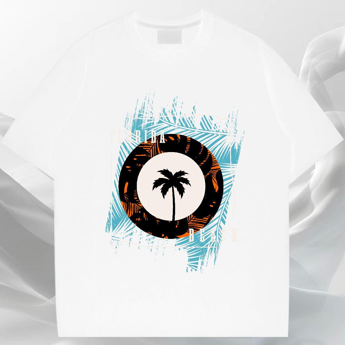 TOP Quality Men Tshirts Hip Hop 100% Cotton 230g Customized Print Crew Neck letter T-Shirts New Arrival Tees