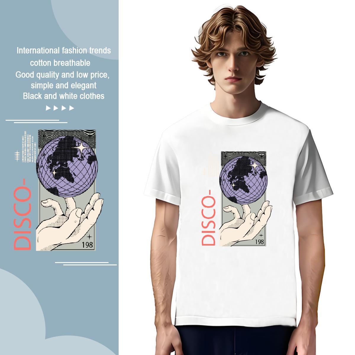 Soft earth Mens T Shirts Sports Casual Tshirts 230g Cotton Designer Breathable Skull Tees Shirts