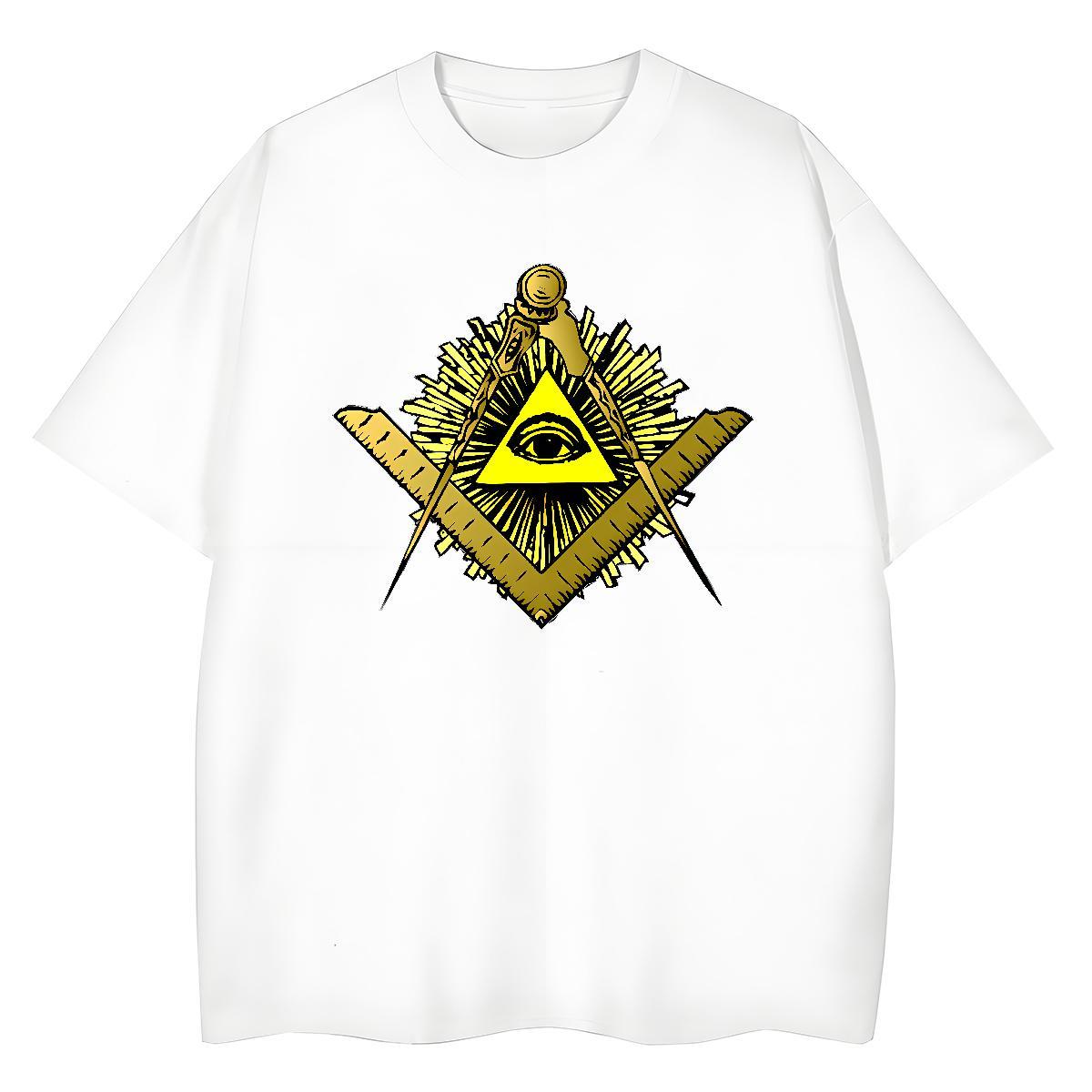 Fashion Casual Woman T Shirts 230g 100% Cotton O-Neck Short Sleeve Beach eye of the devil Women Tees Designer DIY Anime Clothings