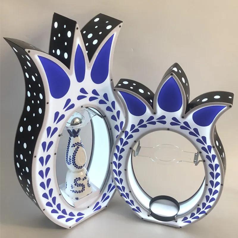 bottle decoration Custom Tools VIP disposable Bottle Presenter Champagne Wine Rack For Nightclubs KTV Bar Party Tequila pufgave