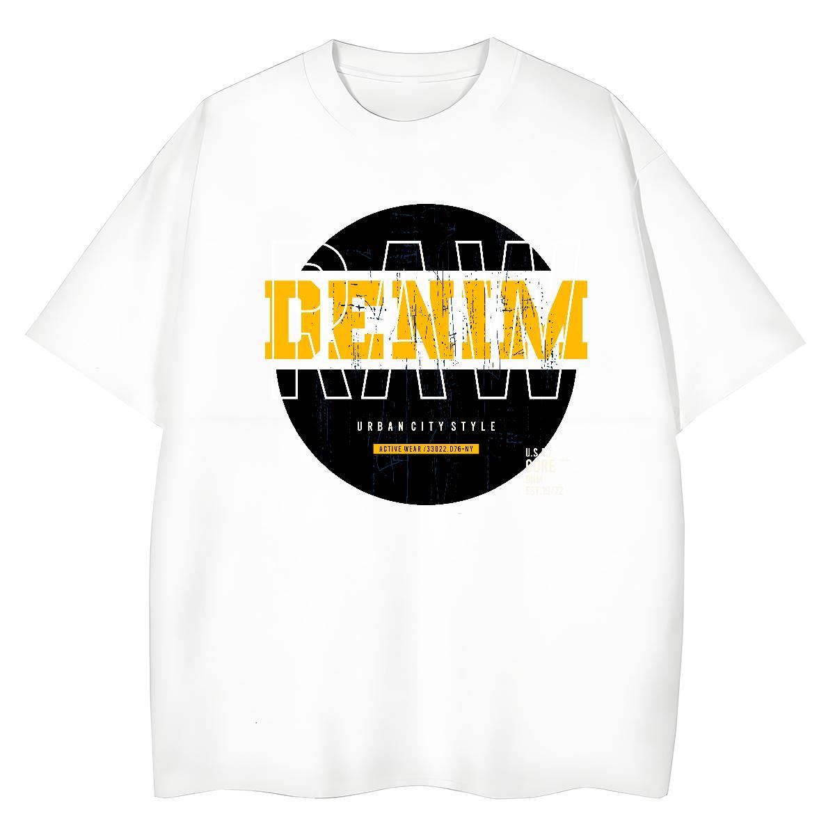 Designer Women Tees 230g Cotton letter Street Wear T-Shirts Round Neck Short Sleeve Cartoon Anime Clothes