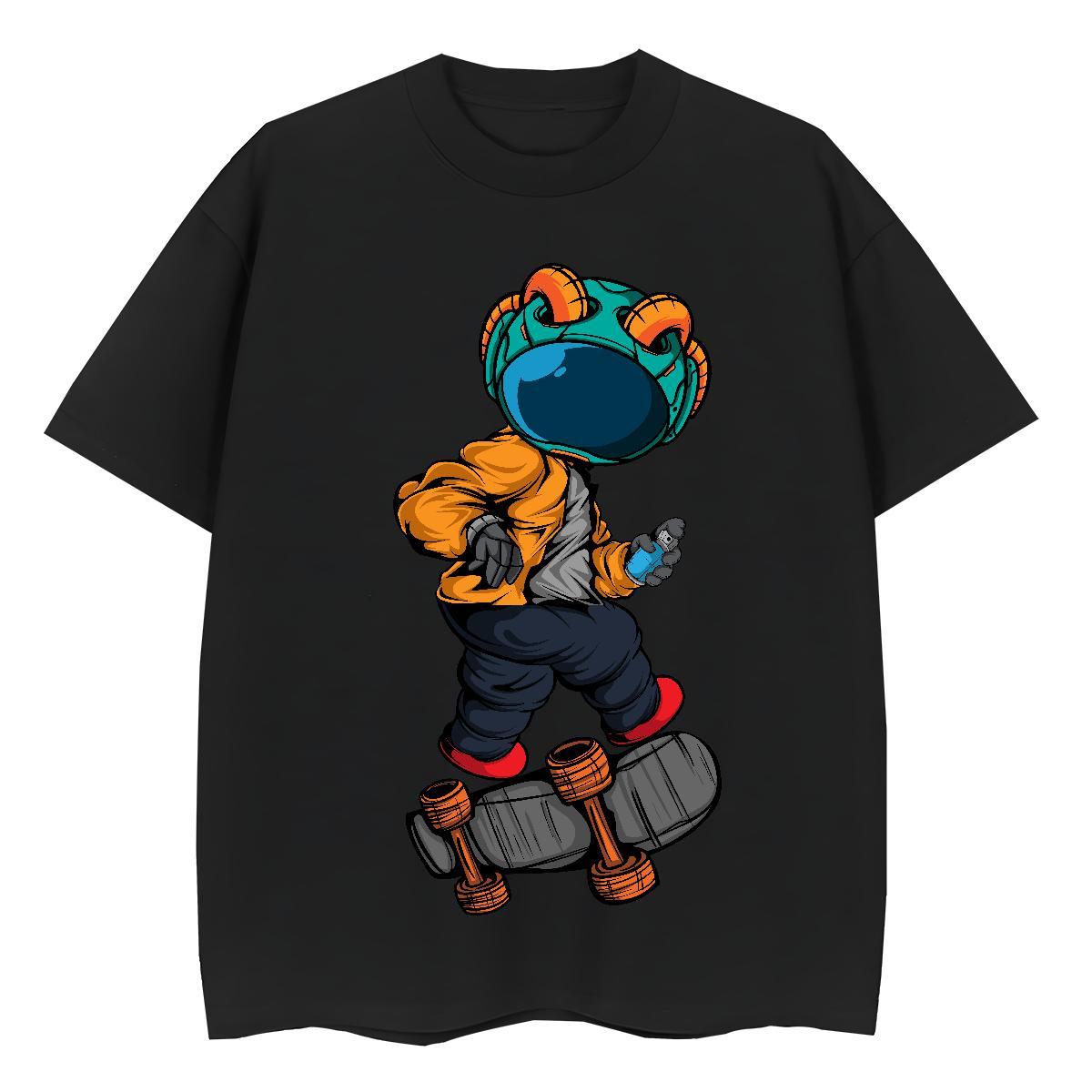 Lady Womens Tshirts 230g Pure Cotton universe Casual T Shirts Women Breathable Crew Neck DIY Anime Clothes