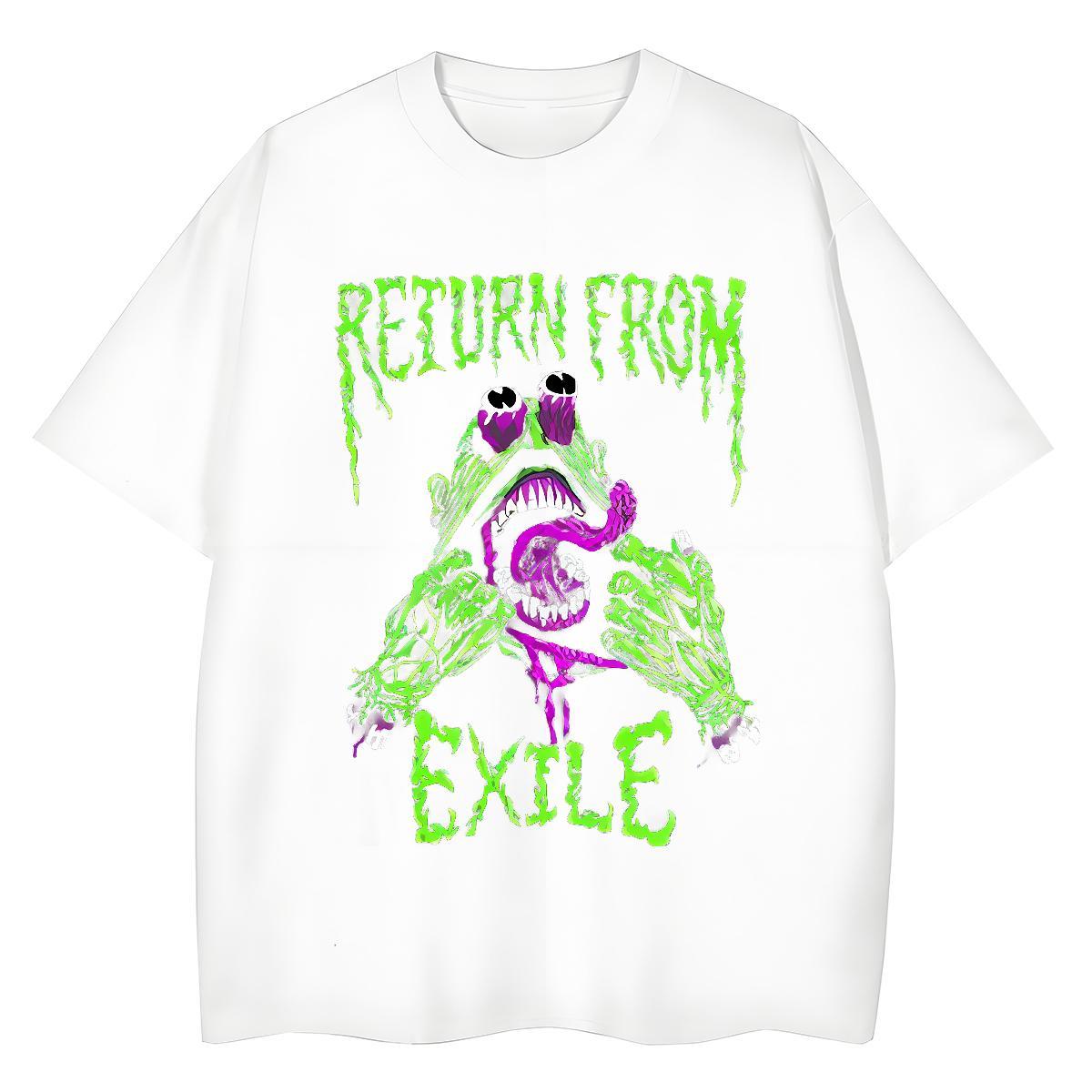Custom exile Tshirt for Man Woman 100% Cotton 230g T-Shirts Oversized 3XL 4XL Casual Beach Breathable Short Sleeve Cool Design Tshirts
