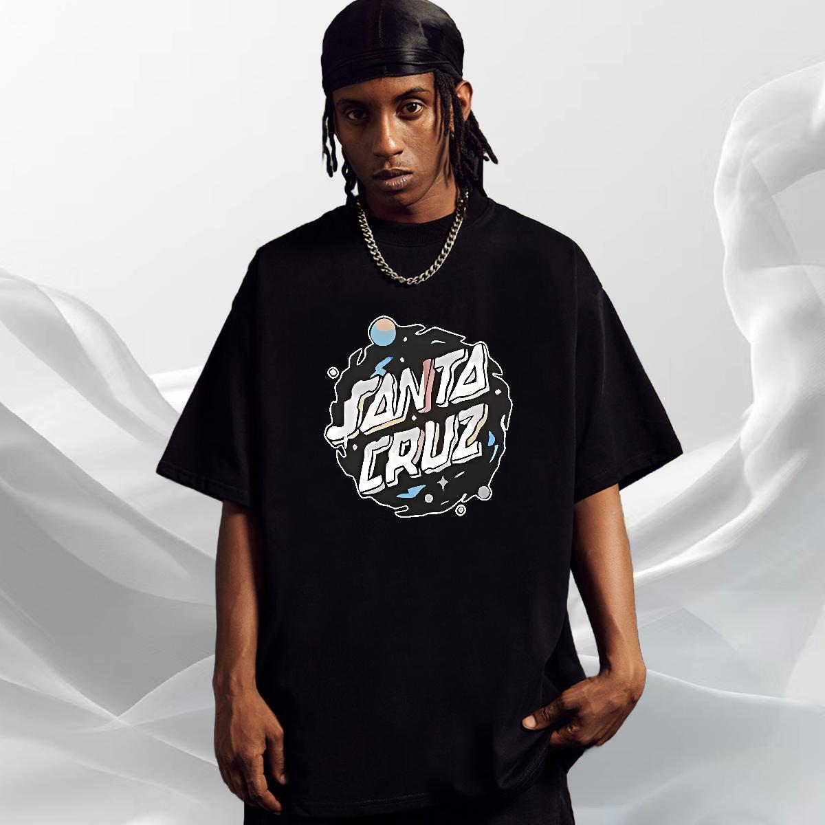 Loose Fit Tshirts Beach 230g 100% Cotton Oversized 4XL Breathable Crew Neck letter T Shirt For Man 2024 Designer Top Tees