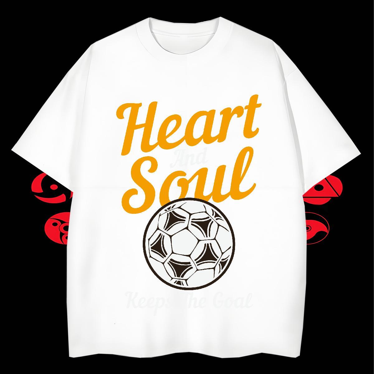 Classic Men Tshirts Anime Printing Street 230g Pure Cotton Black Oversized Crew Neck football Man T Shirts Customized Tops Tees