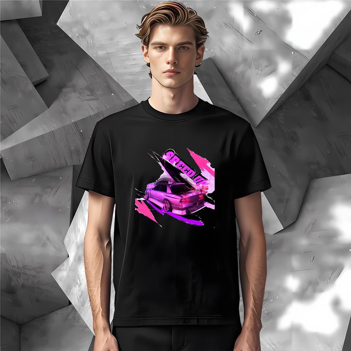 TOP Quality beach Mens T Shirts High Street Hip Hop Tshirts 100% Cotton 230g 2024 DIY Breathable Oversized 4XL Tops