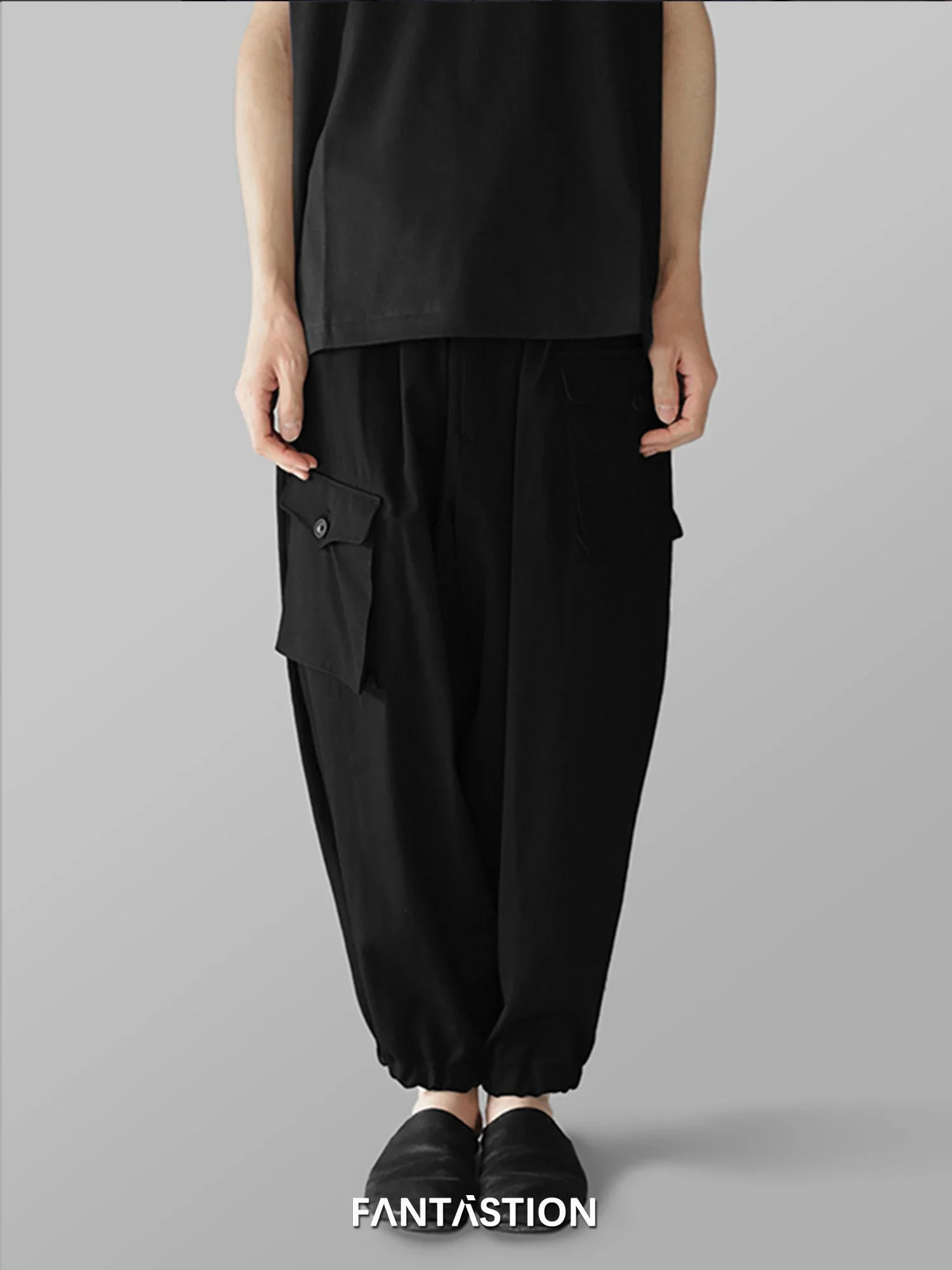 FANTASTION UNSINEX mens pants cargo Korean clothing casual wide leg 240821