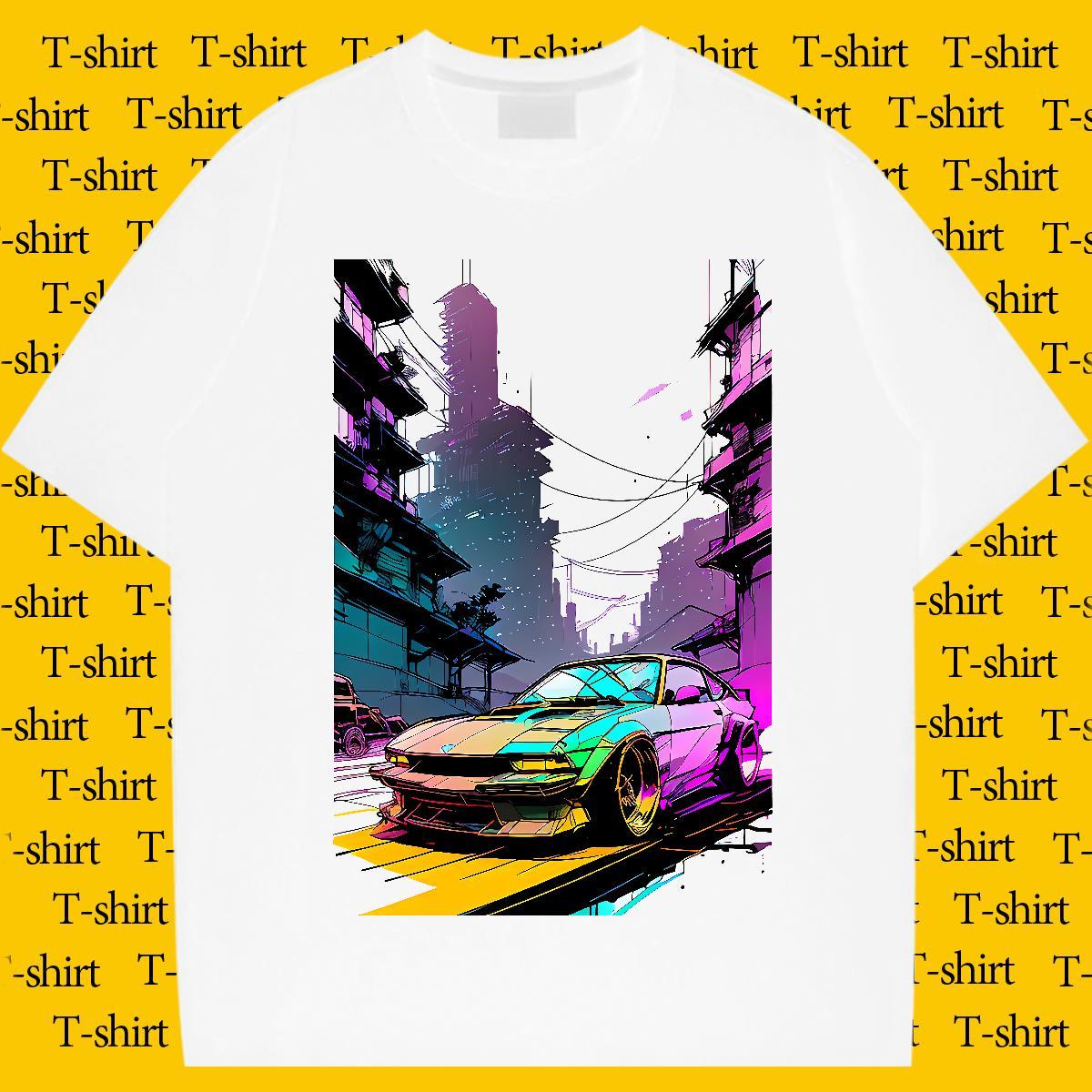 Classic Tshirts Street Casual 100% Cotton 230g Oversized Round Neck Short Sleeve beach T-Shirts Fashion Designer Tees