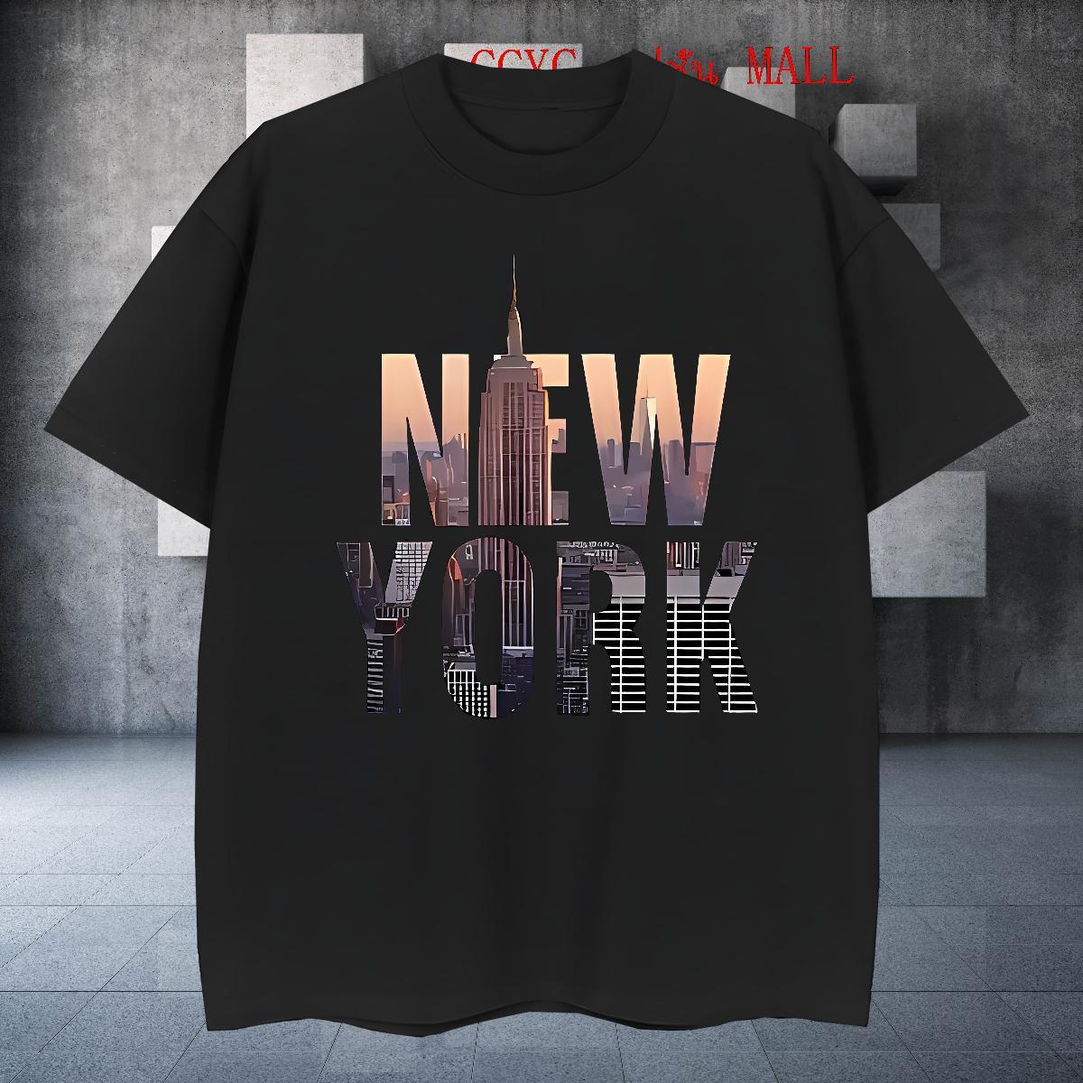 Soft Men Tees Street wear Hip Hop 230g Cotton Plus Size Custom O Neck Short Sleeves New York Men T Shirts Stylist Tees Shirts