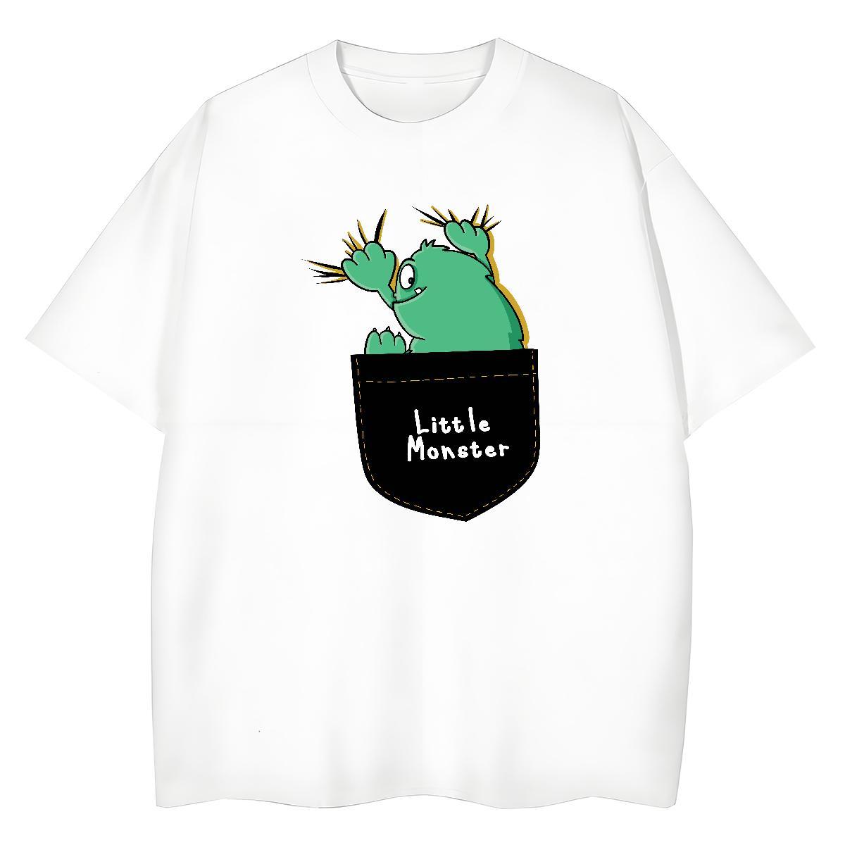 Loose Unisex Tshirts 230g Cotton America Casual Sport Women T Shirts O Neck Short Sleeves Custom Cartoon Tops Tees