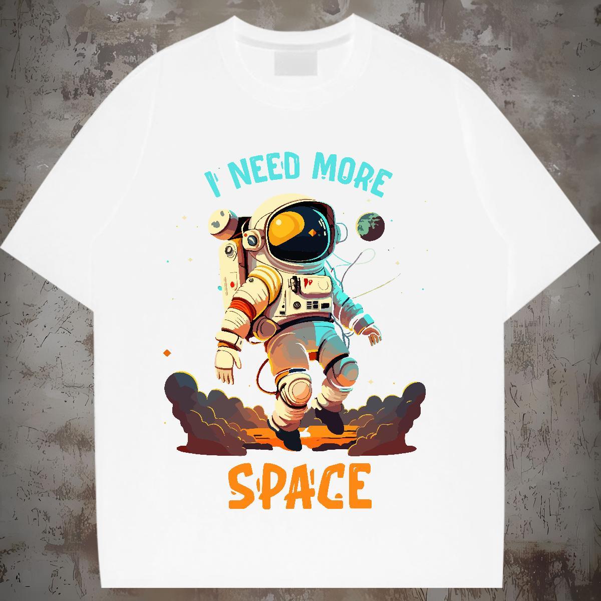 Designer Womens Tshirts 230g Pure Cotton universe Street Casual T shirt Breathable Crew Neck Cartoon Anime Wear