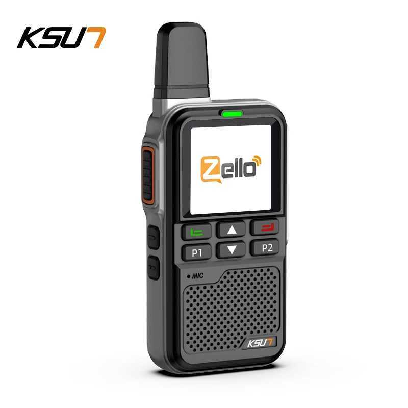 KSUT ZL38 LTE Walkie Talkies Long Range 100 Miles Zello Network Radio PTT Button WiFi POC Android System M240821