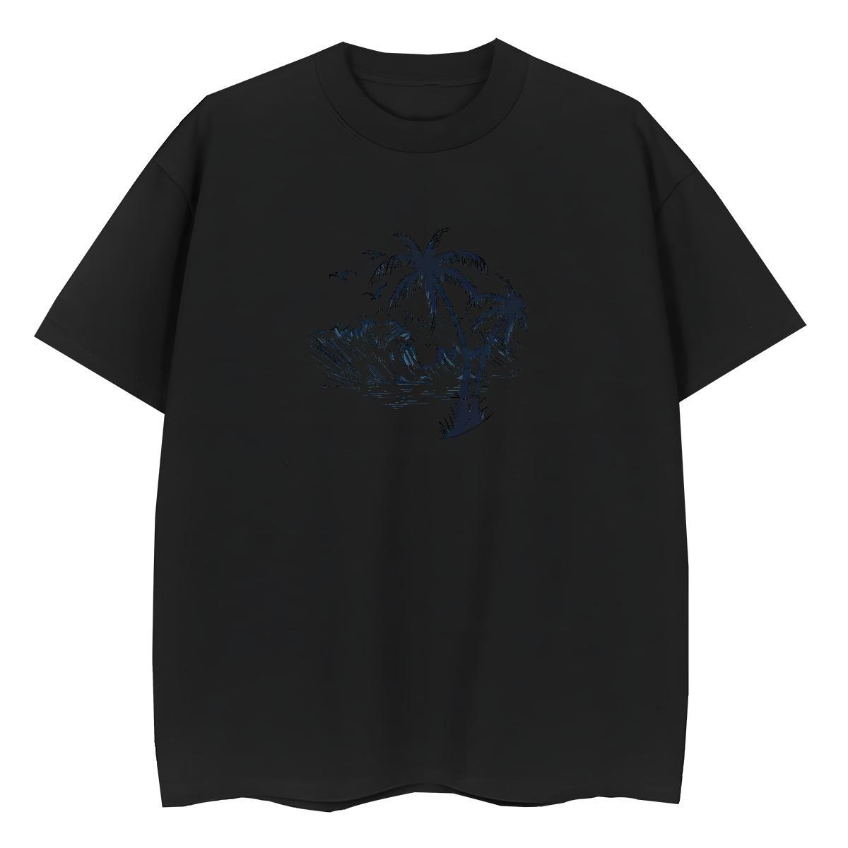 Fashion Casual Woman T Shirts Breathable Crew Neck 230g Cotton Couples T Shirts Custom Print Plus Size sun Casual Sport Soft Clothings