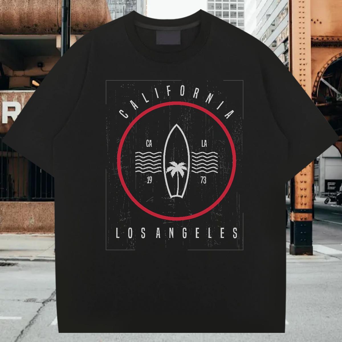 Customized Street Men Tees circle Short Sleeve O-Neck 230g 100% Cotton T shirt Soft Graphic Tops