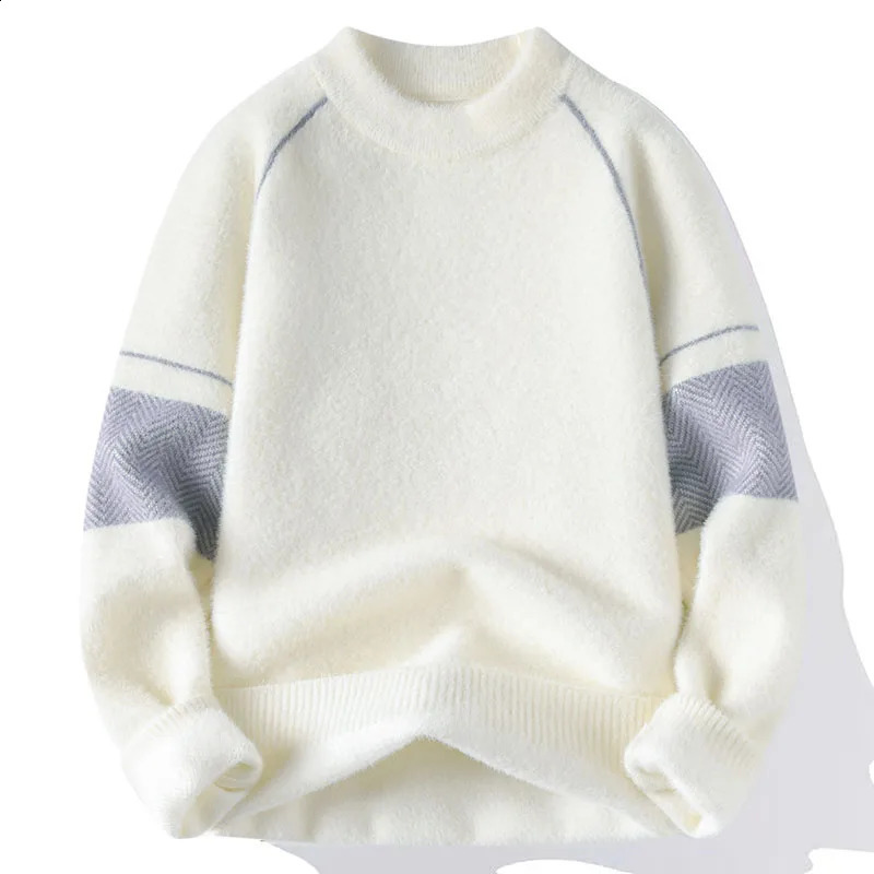 Mens Sweater Winter Thick Warm Fashion Long Sleeve M3XL MY83 240821