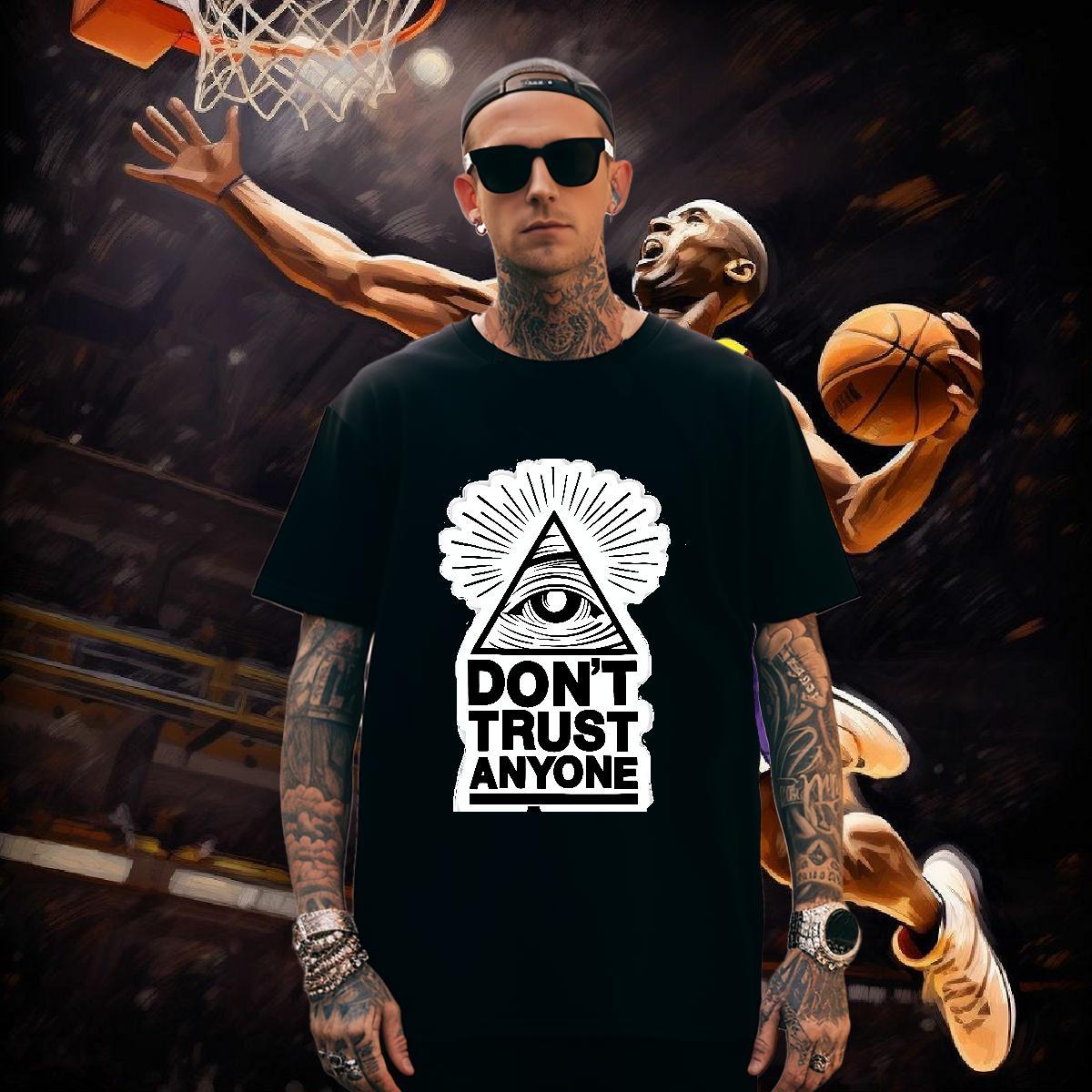 Cool T Shirts Men 230g 100% Cotton eye of the devil Home Outdoor Custom Print Plus Size Crew Neck Mens Tshirts Fashion Casual Clothings