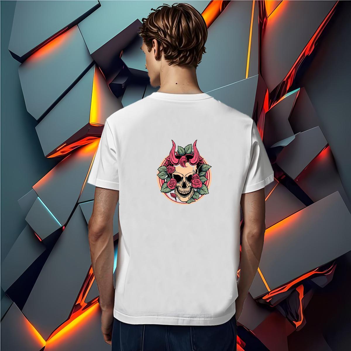 Popular T Shirt For Man 100% Cotton 230g skull Sport Skull Breathable Mens Tshirts Designer Wear