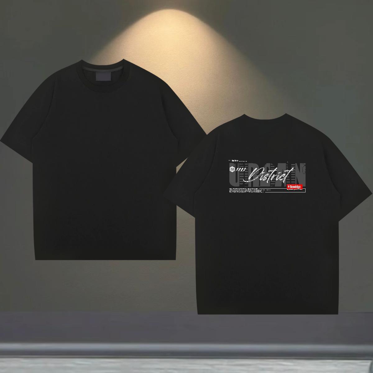 Designer T Shirts Men 230g 100% Cotton letter Home Outdoor Skull Short Sleeve O-Neck Men Tshirts 2024 New Tops Shirt