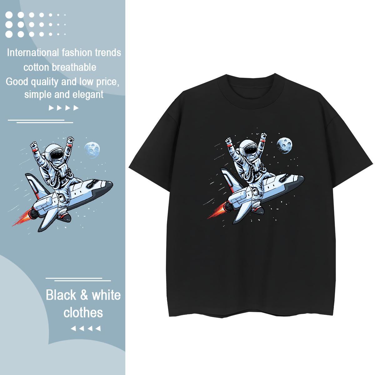 Brand Woman Tshirt 230g Pure Cotton universe Daily Outfit Womens T Shirts Breathable Custom Cartoon Wear