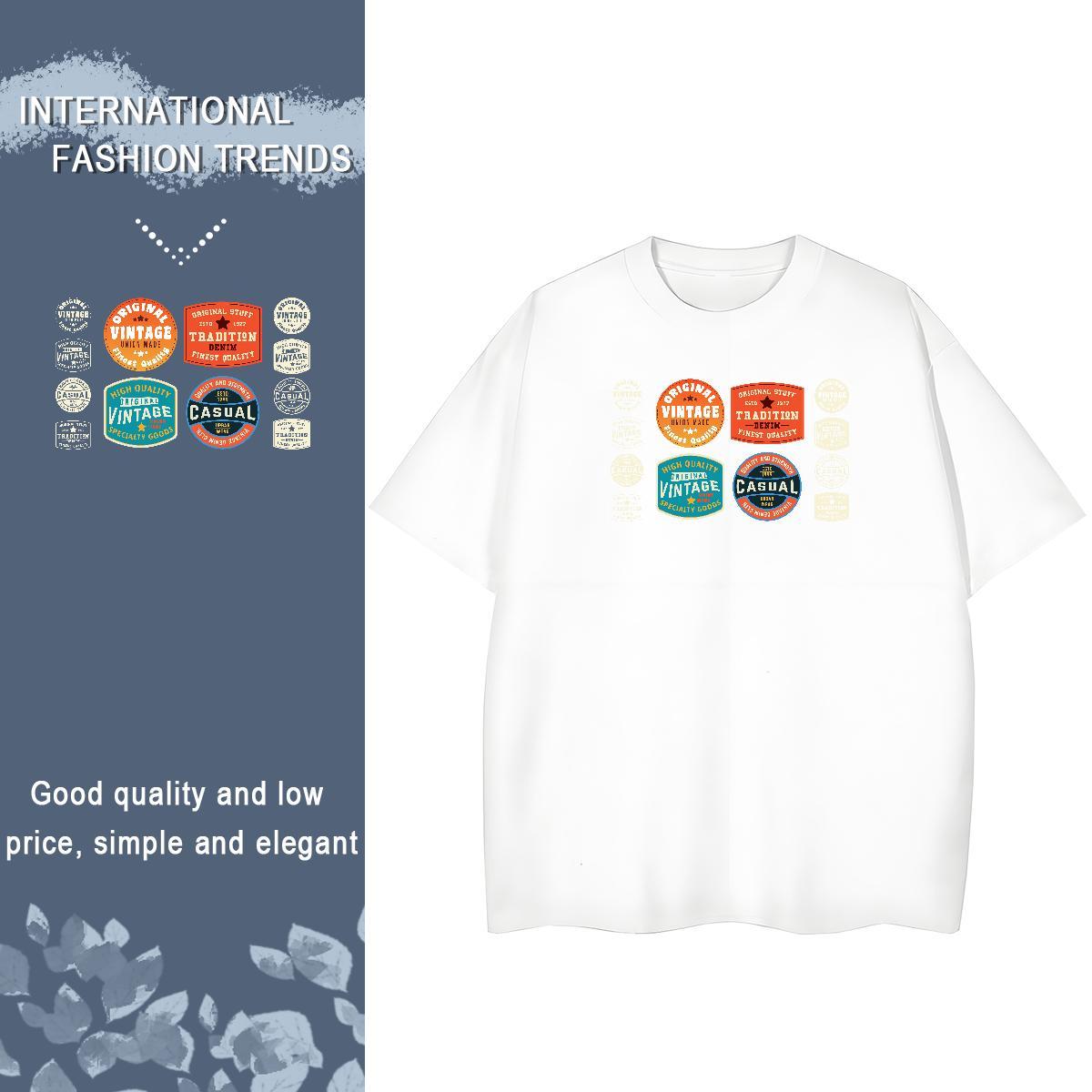 Designer Nice Unisex Tshirts 230g Cotton letter Hip Hop Woman T Shirts O Neck Short Sleeves Custom Print Oversized Wear