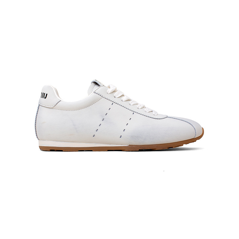 Ddmysports Newcomer Reduction Leather Edition Casual Sports Training Spring New Flat Forrest Gump Women S Board Shoes OUTDOOR