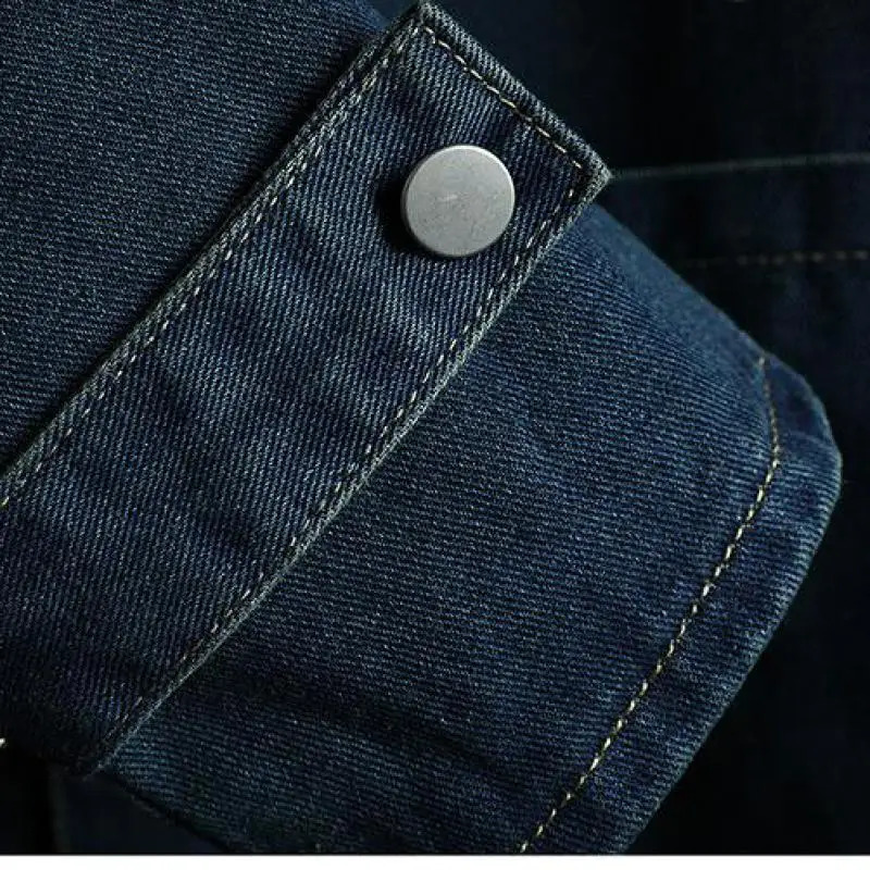 M-5XL Spring and Autumn Korean Style Mens Single-Breasted Denim Jackets Man Solid Trench Coats Casual Long Jean Overcoat Male 240822