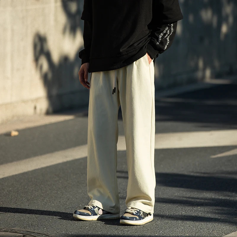 Streetwear Men Harem Pants Hip Hop Jogger Male High Street Trousers Woman Sweatpants Casual Straight Leg 240822