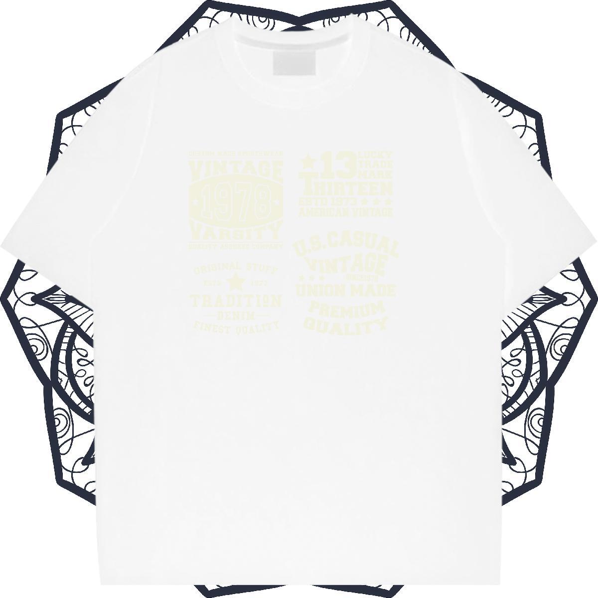 5A Lady T shirt 230g 100% Cotton letter Street Wear T Shirt For Woman Breathable Short Sleeve Graphic Clothings