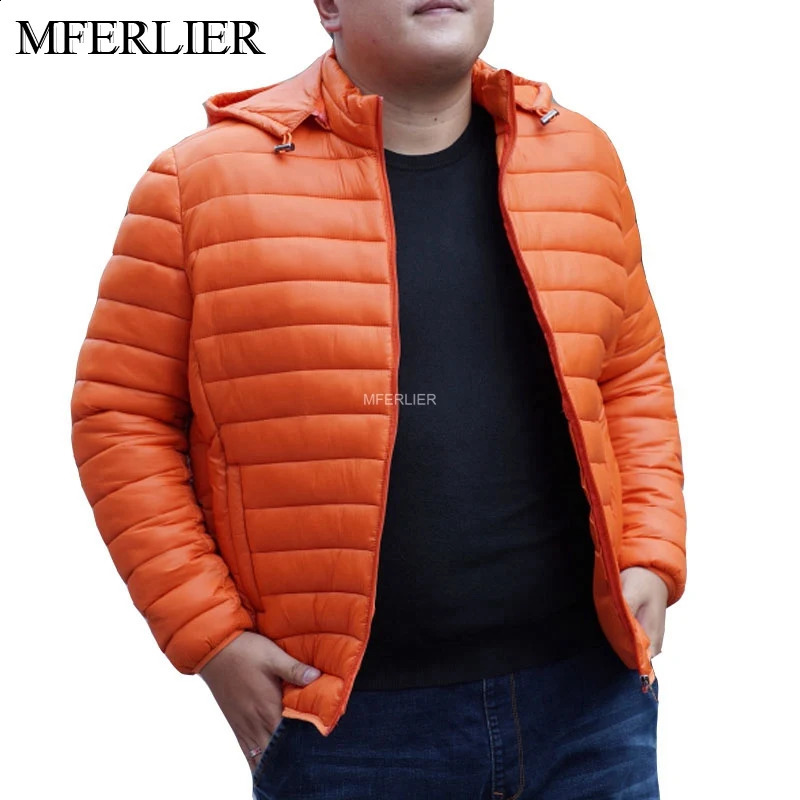Autumn and Winter Mens Jacket 10XL Chest Size 164cm 5XL 6XL 7XL 8XL 9XL Plus 240822
