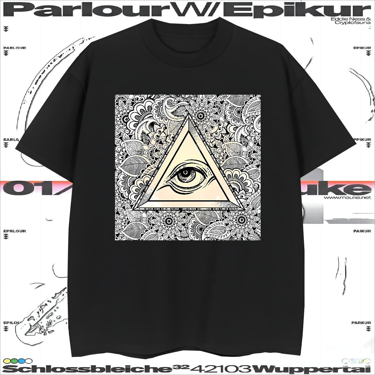 Unisex T Shirts Men 230g Pure Cotton eye of the devil Street Oversized 4XL Breathable Short Sleeve Couples T Shirts DIY Customized Tops Shirt