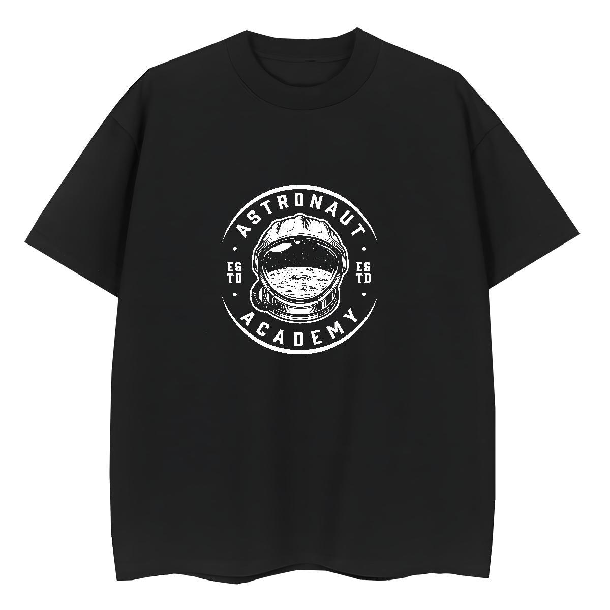 Free Shipping Tshirt for Man Woman 230g 100% Cotton outer space Spring Summer Womens T Shirts Breathable Crew Neck Anime Oversized Tees Shirts