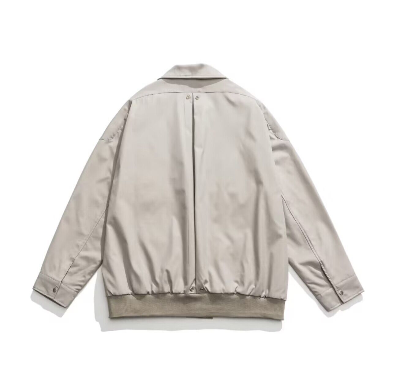 American Functional Style Pilot Jacket Mens Spring and Autumn New Zipper Jacket Loose Trendy Style Workwear Baseball Uniform