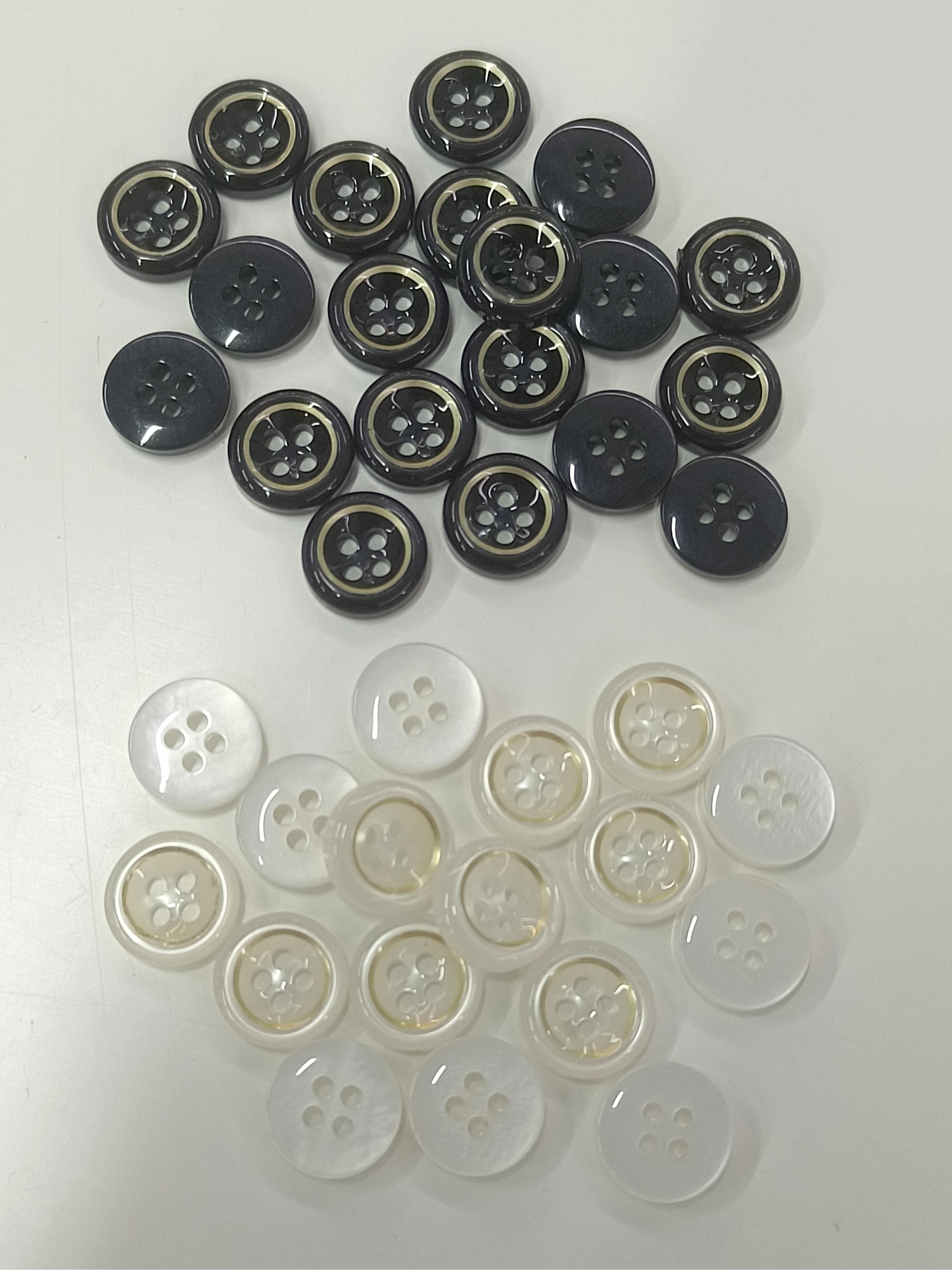 Stylish and Sturdy Four Pole Resin Shirt Snap Button for Fashion & Functionality