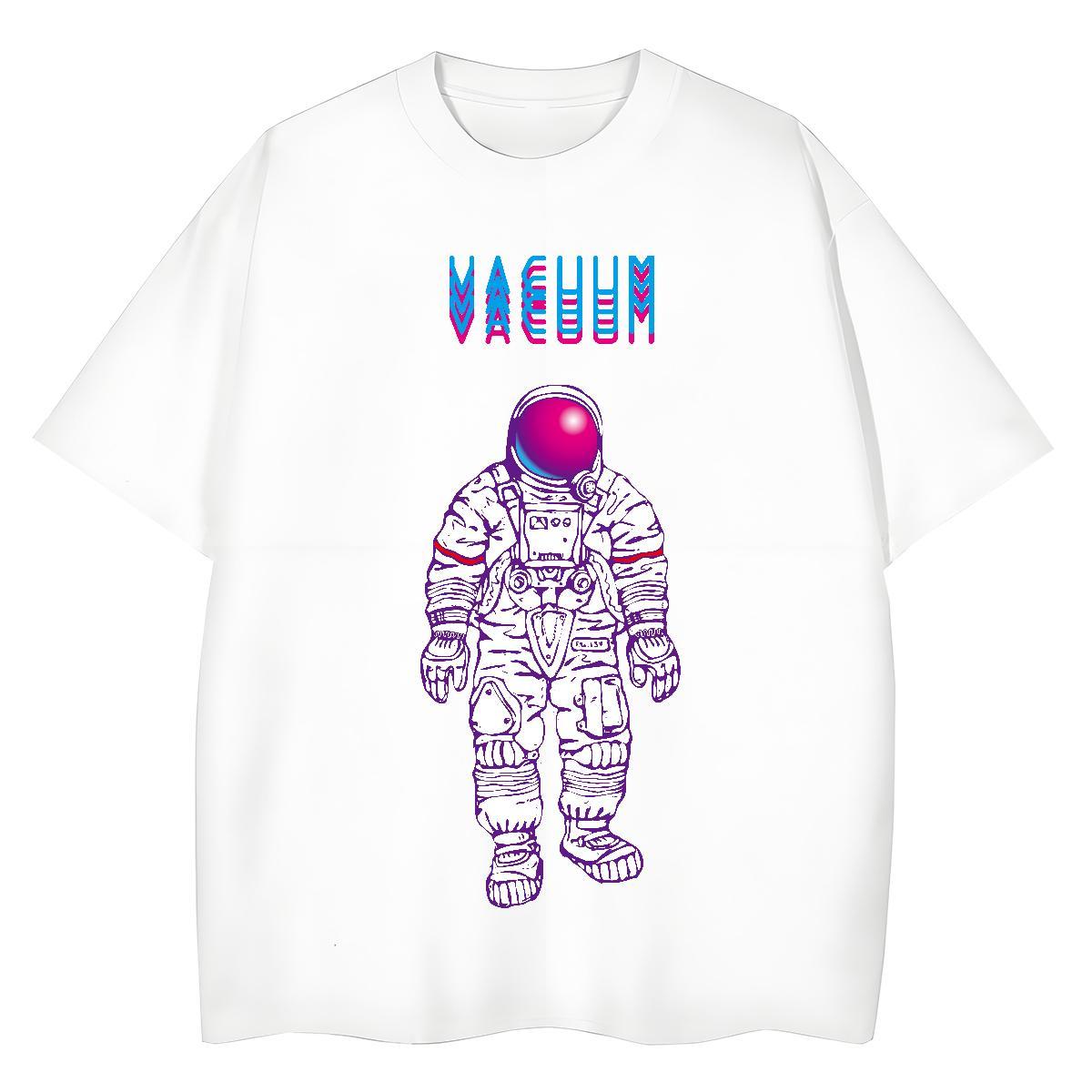 Soft Tshirt for Man Woman 230g Cotton universe Daily Outfit Womens T Shirts Breathable Short Sleeve DIY Anime Tops