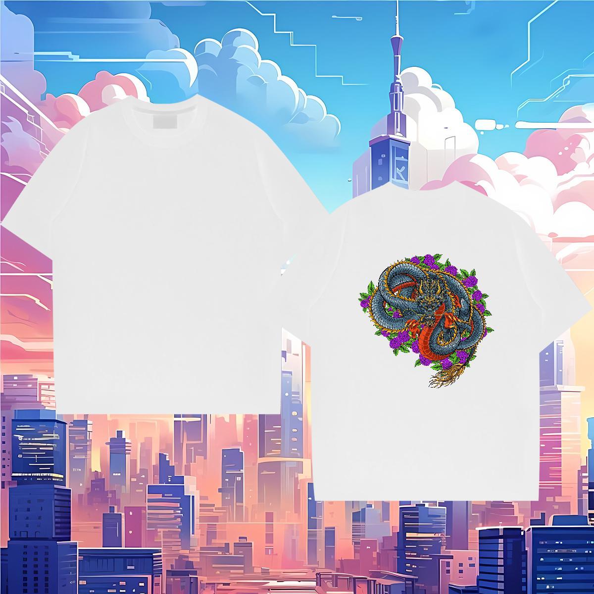 Popular Man T Shirts 100% Cotton 230g angry Daily Wear Custom Cartoon Pure Cotton Men Tshirts New Designer Top Tees