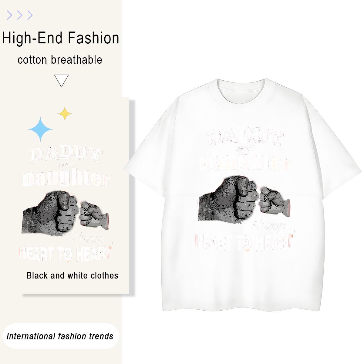 Nice Woman Tshirt 230g Pure Cotton letter Casual Beach T-Shirts Breathable Short Sleeve Custom Print Oversized Wear