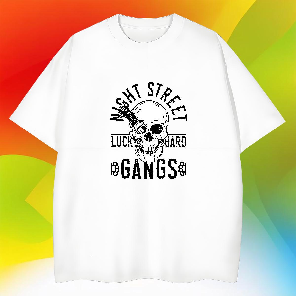 Brand T Shirt For Man 230g Cotton logo Sport Custom Big Size O-Neck Short Sleeve Men Tees 2024 New Tees Shirts