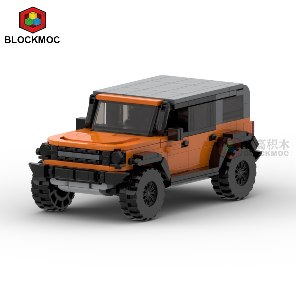 MOC Bricks Ford Barricade Raptor SUV Fordham Bronco Mustan Racing Sports Car Set Toys Speed Blocks for Gifts