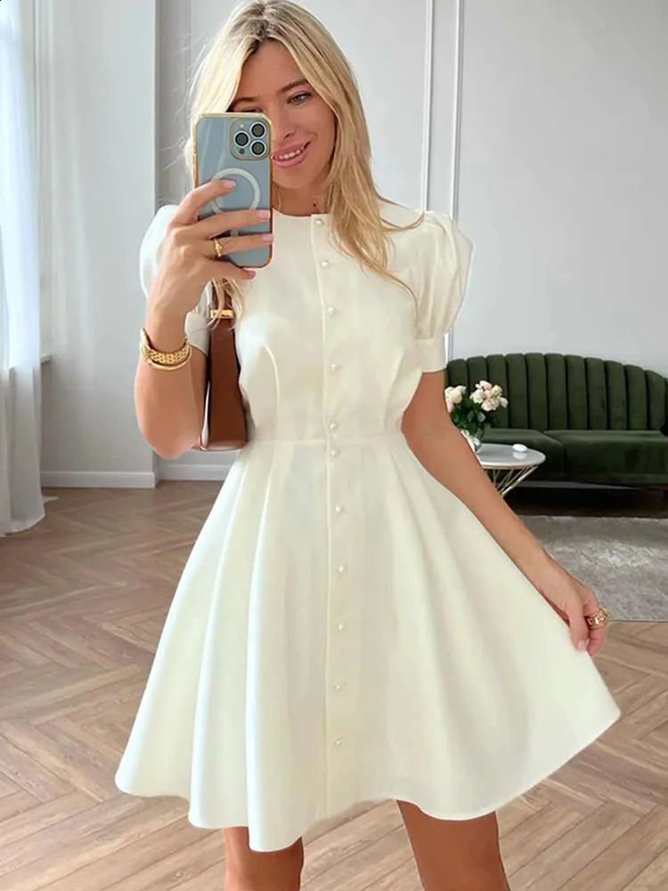 Summer Fashion Dresses for Women Office Basic Temperament High Waist Split Midi Dress Womens Elegant Party Dress 240822
