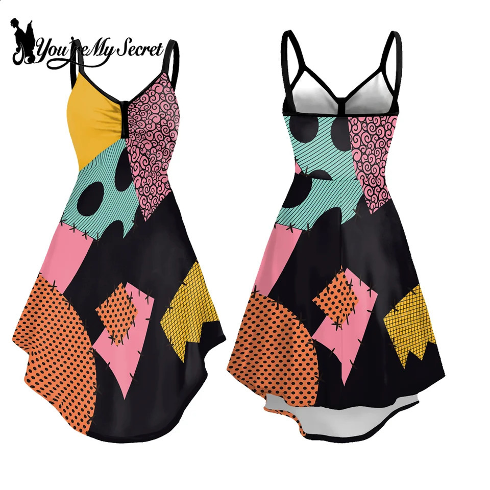You Are My Secret Halloween Anime Movie Nightmare Role Playing Sally Costume Holiday Party Female Sexy Dress w240824