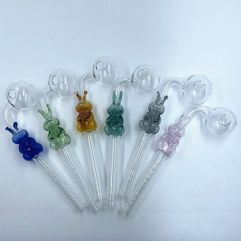 Glass Oil Burner Pipes with Ball Glass Oil Burner Smoking Accessories